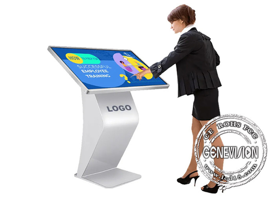 Windows System 32'' 4K LCD Video Wall Control Touch Screen Kiosk Dual HDMI Out
