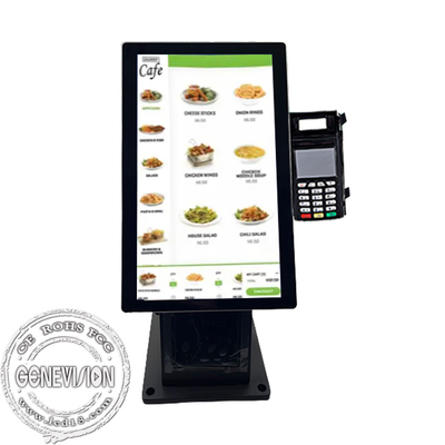 Ordering Payment Touch Screen In 15.6 Inch Or 21.5 Inch Desktop With Printer And Scanner