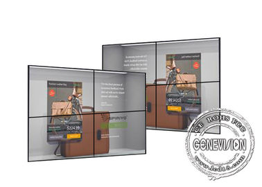 46 Inch Did Video Wall Transparent Video Display , Big Advertising Wall Window Screen
