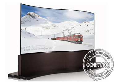 Large 46 Inch Curved DID Video Wall Advertising 3.5mm Bezel Energy Saving