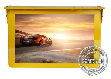 Ultra Slim Lcd Advertising Display Bus / Train Digital Signage 15 Inch 82 Inch Wall Mount