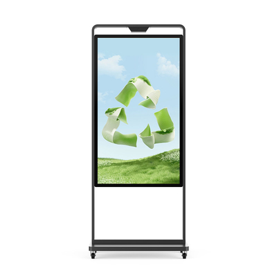 Floor Kiosk Supermarket Advertising Poster with High Contrast and 256GB SSD Storage