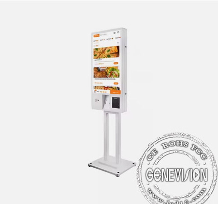 Black 21.5'' Hybrid Touch Screen Table With 300nits Network Access And Windows Or Android System