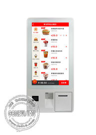 New 32 Inch Touch Screen Self Service Payment Kiosk Thermal Printer / POS Optional