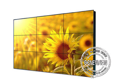 55inch Samsung Panel Infrared Touchscreen DID Video Wall , High Brgithness 3.5mm Bezel Big Screen Wall Stand