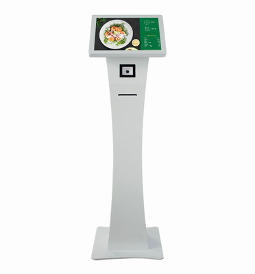 Free Standing 21.5 Touchscreen Self Service Kiosk With Thermal Printer