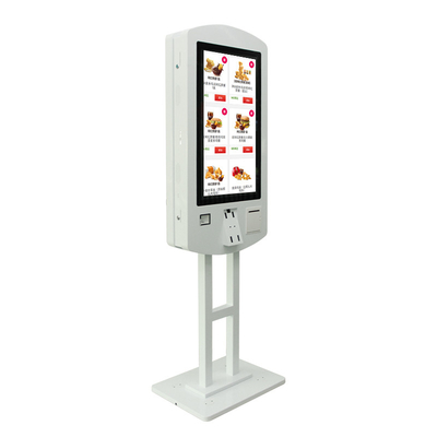 Double Sided Self-Service Payment Terminal Kiosk With QR Scanner POS Brackets Printer