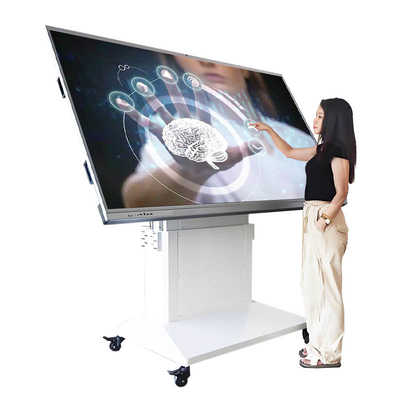 Electronic Lifting Whiteboard 65-101 Inch Touch 4K Reference Teaching Meeting Smart Touch Digital Whiteboard