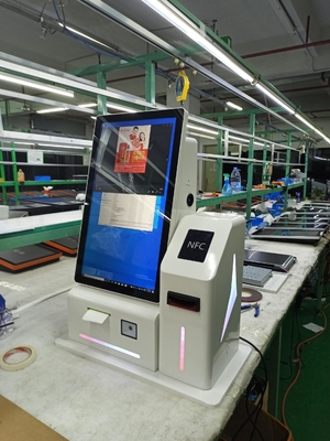 24 inch Touch Screen Self Service Kiosk Ordering Payment Kiosk Bill Payment Kiosk