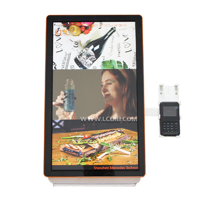 15.6/21.5/24 Inch Fast Food Ordering Payment Self-service Interactive Kiosk with Printer and Pos
