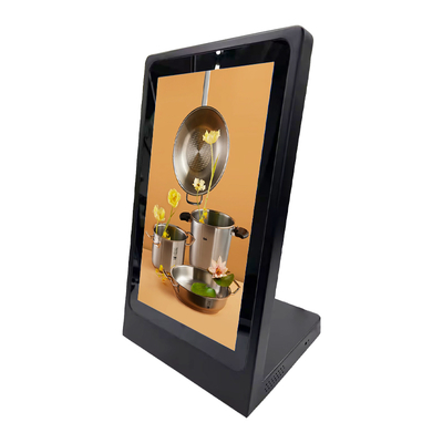 15.6 inch Table Top L typed LCD PCAP Touch Digital Signage Display Portable Touch Screen Menu Monitor for Restaurant and Retail