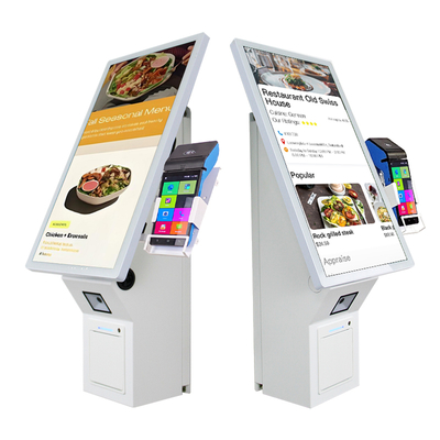 Restaurant Wall mounted Self-service Payment Kiosk 21.5