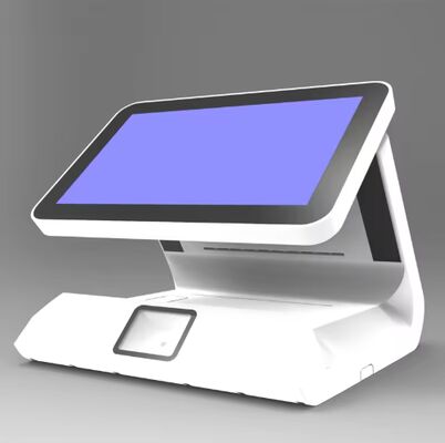 Android Desktop Dual-screen Cash Register Screen with 80mm Printer and Scanner 11.6inch+11.6inch 2GB+32GB POS Systems Machine Terminal