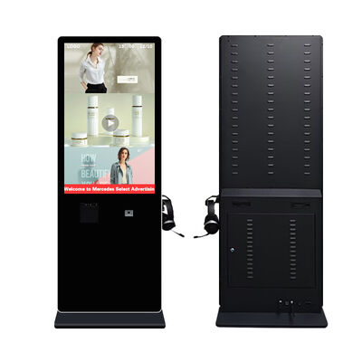 43-inch Nano-film Touch Floor-standing Kiosk with Headphone