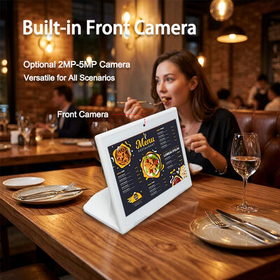Desktop ABS Shell 10.1inch Tabletop Android 10.0 PCAP Touch Screen Kiosk