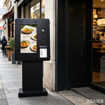 24 inch IP65 Waterproof Self Service Kiosk with 1500 Nits Brightness for Outdoor Touch Screen Payment