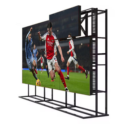 46 55 inch LCD Digital Signage Video Wall Screen with 500nits Brightness and Narrow Bezel 3.5mm Gap for Flexible Splicing