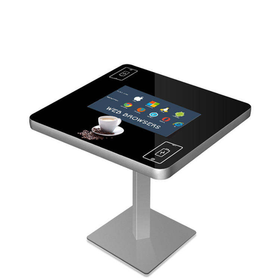 21.5 Inch Smart Coffee Table with Capacitive Touch Screen Wireless Charging and Multi Touch Interactive Game Desk