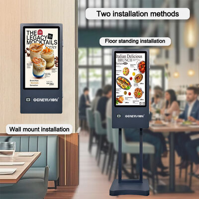 32 Inch PCAP Touch Screen Self Service Kiosk with Thermal Printer and QR Scanner POS Terminal
