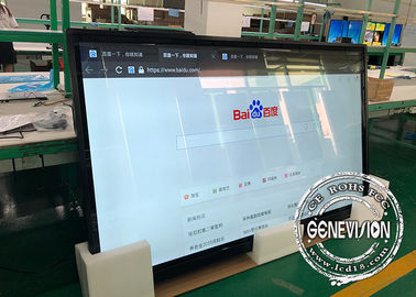 Super Big 100 inch Wall Mount LCD Display Monitor with  in and USB port Touch Screen