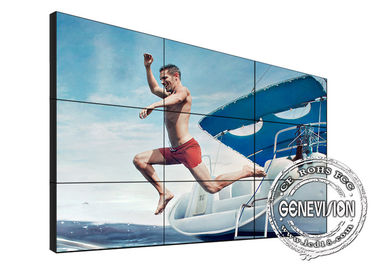 500 Nits Wall Mounted Digital Signage 46'' 55'' Original 3*3 Indoor Exhibition 3.5MM Bezel