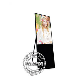 Floor Standing Kiosk Lcd Monitor Digital Menu Advertising Board 49'' For Fast Food Shop