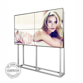 Full HD LCD Digital Signage Seamless Video Wall 55 Inch Ultra Thin Bezel With  Bracket