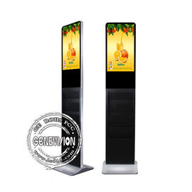 21.5'' Standing Floor Advertising Player AC 110V~240V With Stand Alone Version And Holder