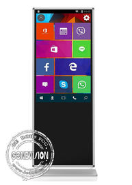 Full HD 1080P Touch Screen Terminals LCD Android Network 3G 4G WIFI 49'' Floor Stand
