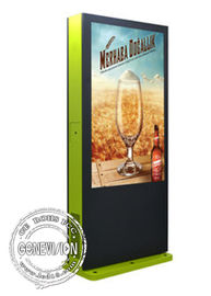 65'' Touch Screen Waterproof Digital Signage LCD Screen Totem Kiosk With Camera