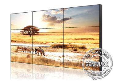 Floor Stand LCD Display Monitor 55 Inch 3x3 5.3mm Bezel Panel Full Hd 1920*1080