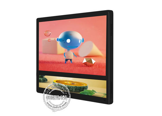 Wall Mount Dual LCD USB Elevator Advertising Screen