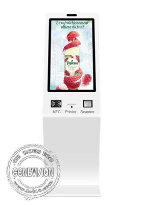 Interactive Self Service Kiosk Queuing Ticketing Machine 400cd/m2