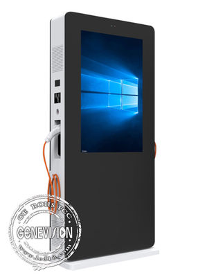 OCPP 1.6 Protocol 7KW 44KW EV Car Charging Station Outdoor Digital Signage Kiosk