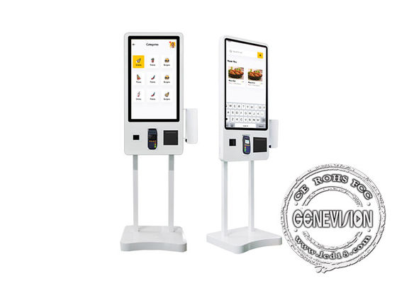 8ms Response 32 Inch PCAP Touch Screen Bill Payment Kiosk