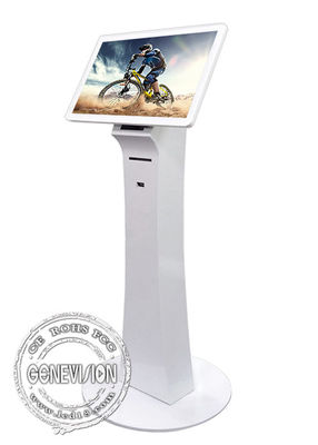 FHD LCD Touch Screen Self Service Ticketing Kiosk