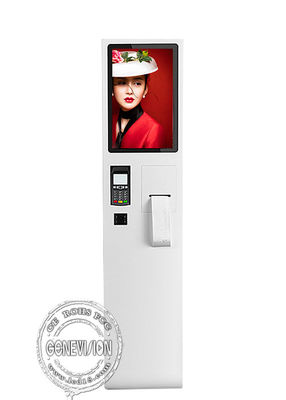 21.5 Inch Capacitive Touch Self Service Kiosk Ticket Dispenser POS Machine