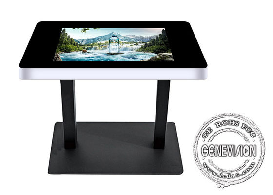 Movable WiFi Support LCD Touch Screen Table 1920x1080 For Sitting Room