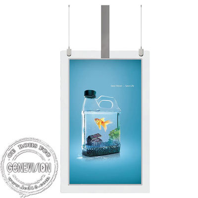 Double Sided OLED Super Slim Ceiling Mounted Signage