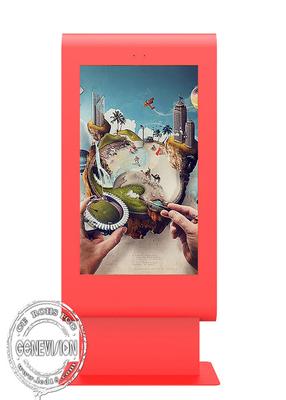FCC 55in PCAP Foil Touch Screen Kiosk For Outdoor Advertising