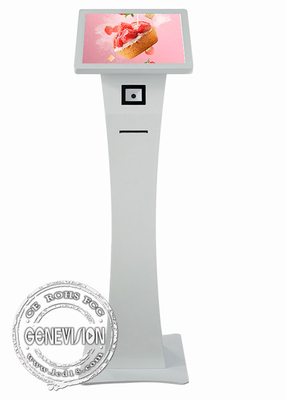 15.6 Inch AIO Touch Screen Kiosk With QR Code Scanner And Thermal Printer