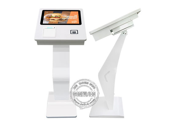 15.6'' Touch Screen Terminal Self Ordering Payment Kiosk With Printer ...