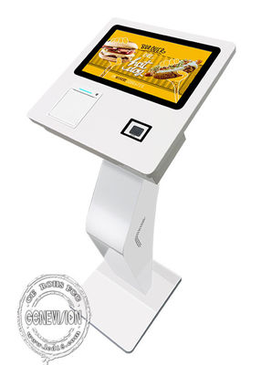 15.6'' Touch Screen Terminal Self Ordering Payment Kiosk With Printer ...