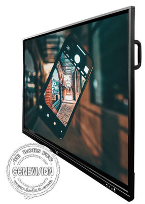 85 Inch Led Touch Panel Anti Glare Glass 85 Inch 4K Flat IR Touch Screen Panel Android Win 10 ...