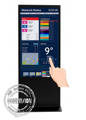 Touch Screen Kiosk for Hotel Shopping Mall 32" to 75" Size Android ...