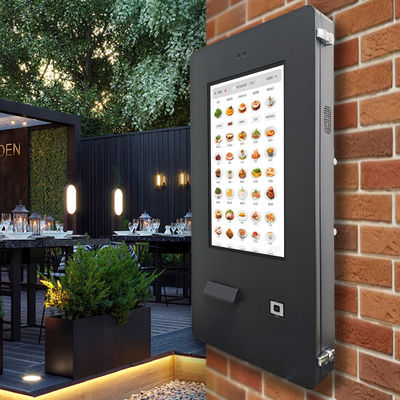 24 Inch Self Service Touch Payment Kiosk With Outdoor Ordering Tickets ...