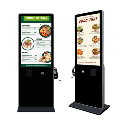 43-inch Floor Standing Nano Film Touch Display Hospital Self-Service ...