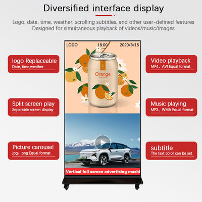 75/86 Inch 4K Digital Signage Display with Touch Screen & Wi-Fi