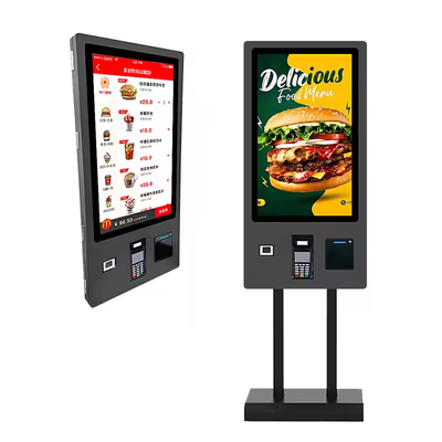 Wall Hanging Self Service Kiosk 32 Inch Display with QR Code Scanner ...