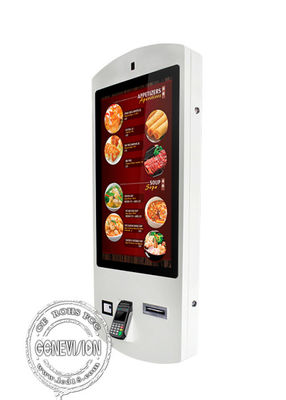 Floor Stand Slim Double Sided 32" Touch Screen Self Ordering Kiosk